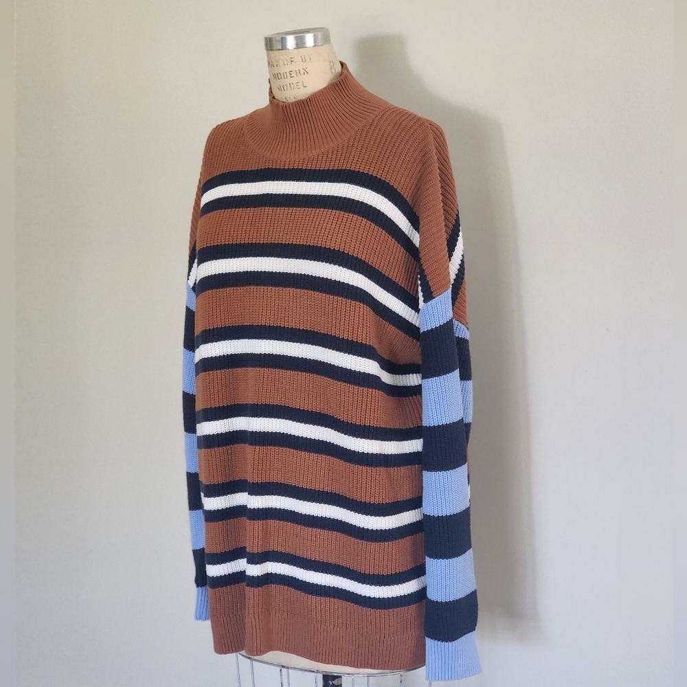 NWT High neck long sweater